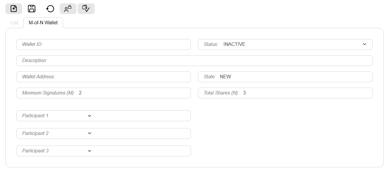 M-of-N Wallet Application