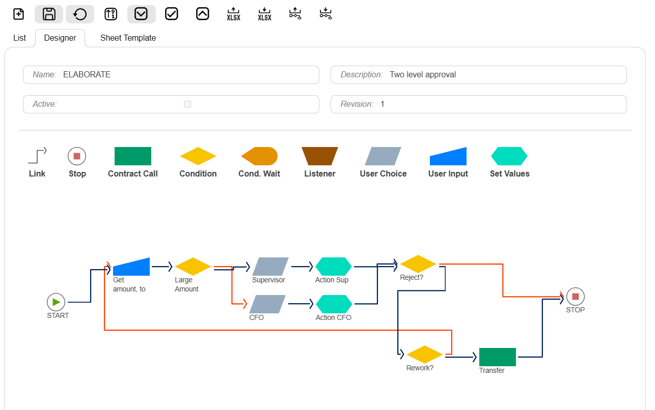 WF Designer Application